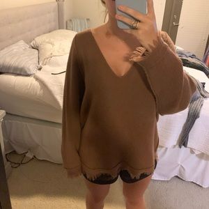 Free people over sized sweater